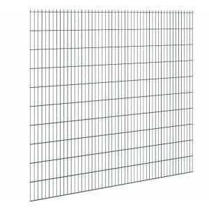Floraworld Doppelstabmattenzaun Stärke 6/5/6 Grün 203 cm x 251 cm