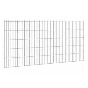 Floraworld Doppelstabmattenzaun Stärke 6/5/6 Verzinkt 103 cm x 251 cm