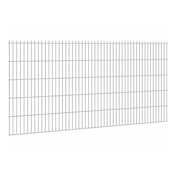 Floraworld Doppelstabmattenzaun Stärke 6/5/6 Verzinkt 103 cm x 251 cm