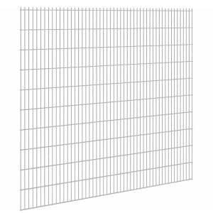 Floraworld Doppelstabmattenzaun Stärke 6/5/6 Verzinkt 203 cm x 251 cm