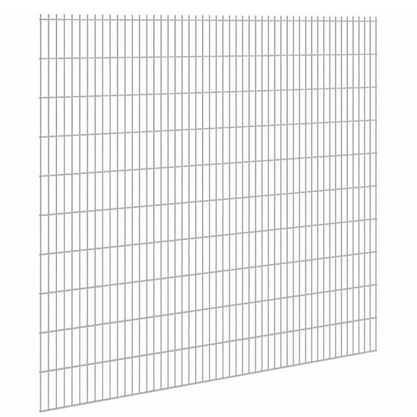 Floraworld Doppelstabmattenzaun Stärke 6/5/6 Verzinkt 203 cm x 251 cm
