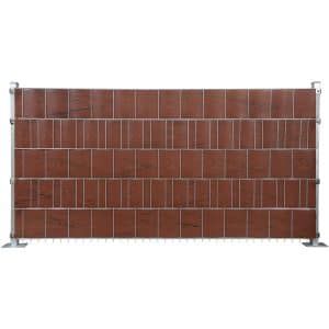 Floraworld PVC-Sichtschutzstreifen Holzoptik 19 cm x 251