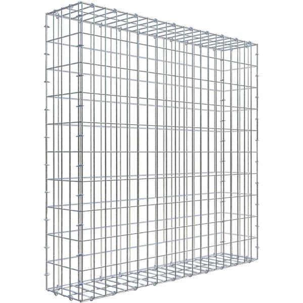 Gabiona C-Ring-Gabione 100 x 100 x 20 cm Maschenw 5 x 10 cm