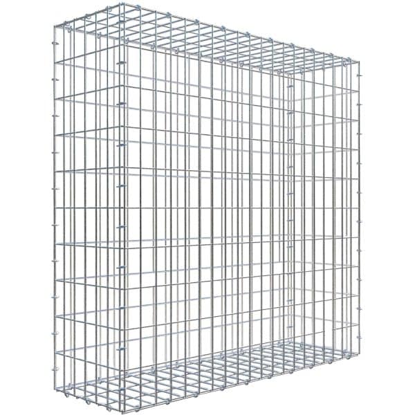 Gabiona C-Ring-Gabione 100 x 100 x 30 cm Maschenw 5 x 10 cm