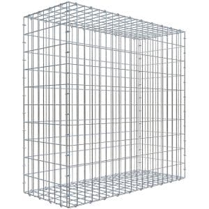 Gabiona C-Ring-Gabione 100 x 100 x 40 cm Maschenw 5 x 10 cm