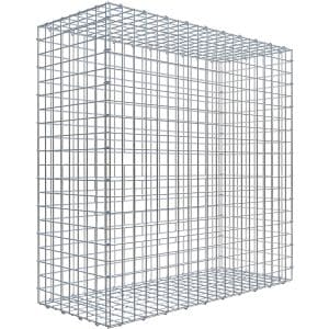 Gabiona C-Ring-Gabione 100 x 100 x 40 cm Maschenw 5 x 5 cm