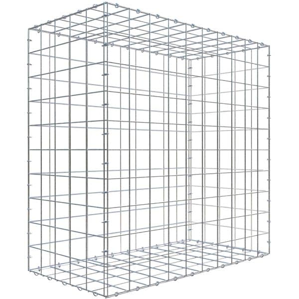 Gabiona C-Ring-Gabione 100 x 100 x 50 cm Maschenw 10 x 10 cm