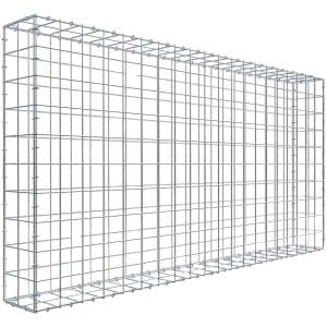 Gabiona C-Ring-Gabione 100 x 200 x 20 cm Maschenw 10 x 10 cm