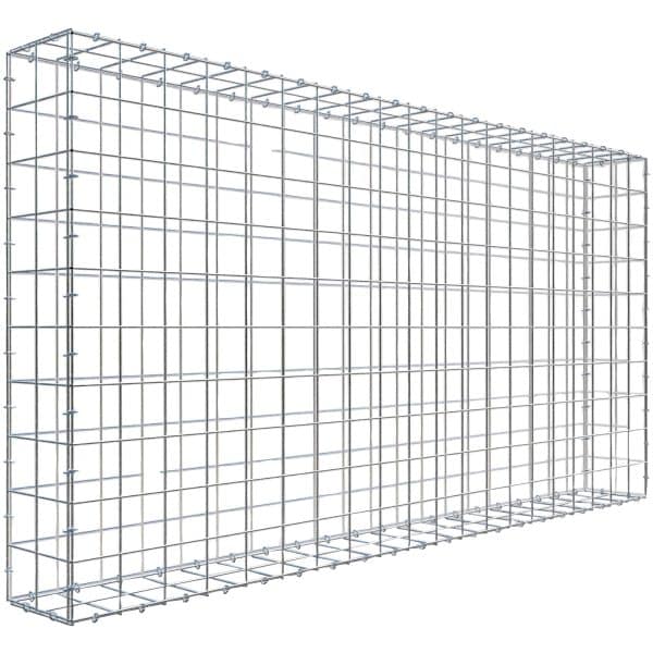 Gabiona C-Ring-Gabione 100 x 200 x 20 cm Maschenw 10 x 10 cm