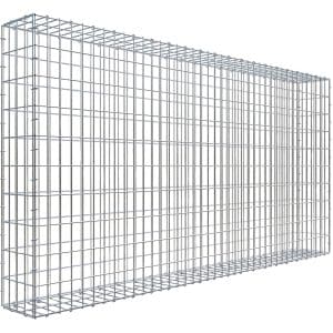 Gabiona C-Ring-Gabione 100 x 200 x 20 cm Maschenw 5 x 10 cm
