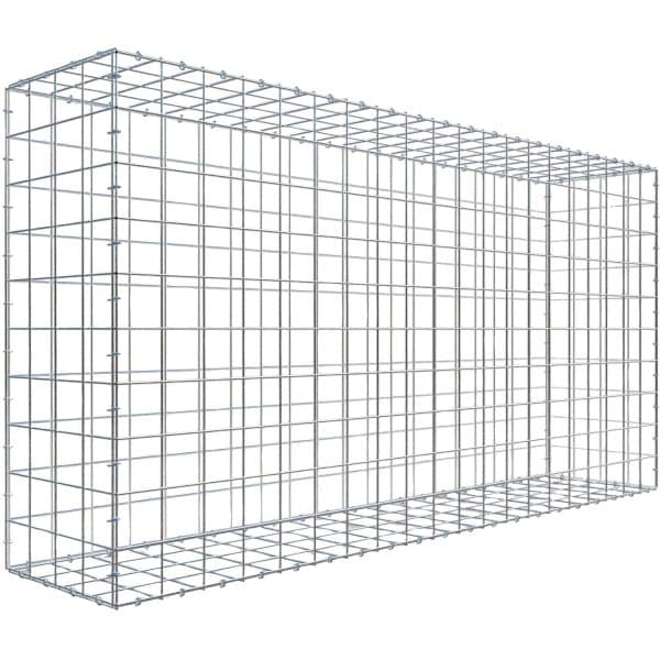 Gabiona C-Ring-Gabione 100 x 200 x 40 cm Maschenw 10 x 10 cm