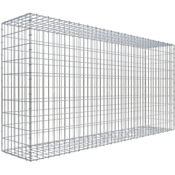 Gabiona C-Ring-Gabione 100 x 200 x 40 cm Maschenw 5 x 10 cm