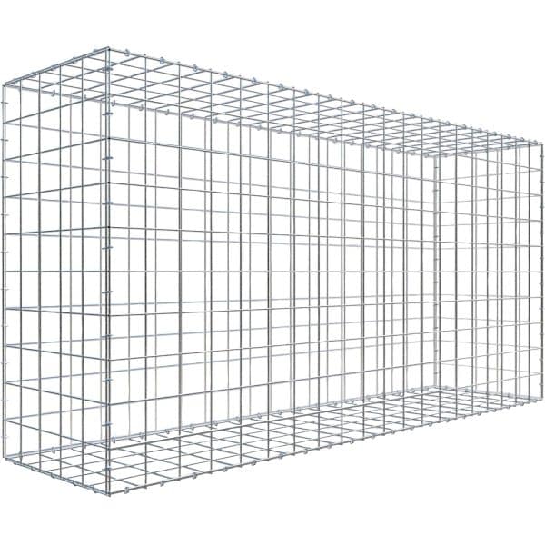 Gabiona C-Ring-Gabione 100 x 200 x 50 cm Maschenw 10 x 10 cm