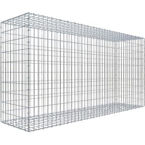 Gabiona C-Ring-Gabione 100 x 200 x 50 cm Maschenw 5 x 10 cm