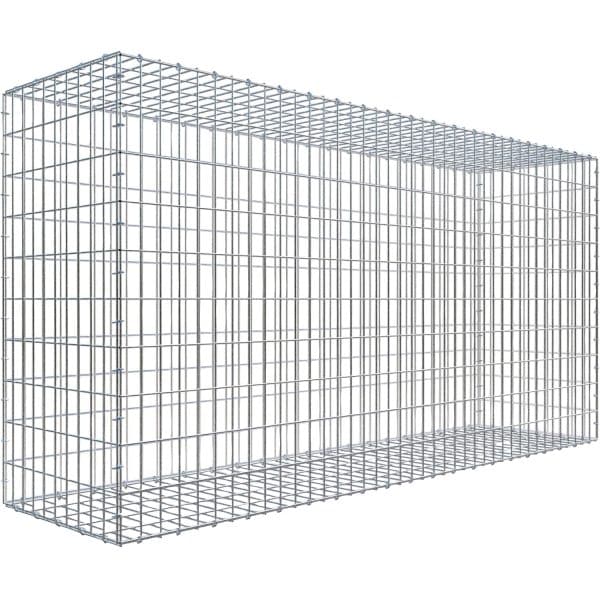 Gabiona C-Ring-Gabione 100 x 200 x 50 cm Maschenw 5 x 10 cm