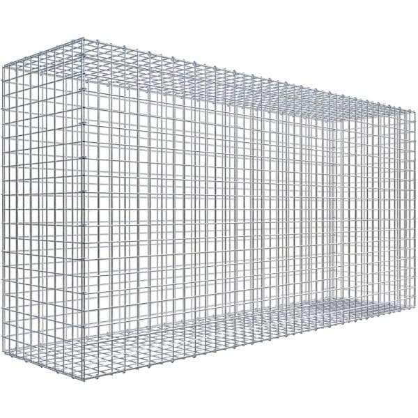 Gabiona C-Ring-Gabione 100 x 200 x 50 cm Maschenw 5 x 5 cm