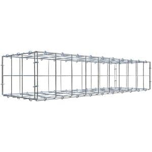 Gabiona C-Ring-Gabione 20 x 100 x 30 cm Maschenw 10 x 10 cm