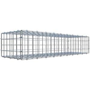 Gabiona C-Ring-Gabione 20 x 100 x 30 cm Maschenw 5 x 5 cm