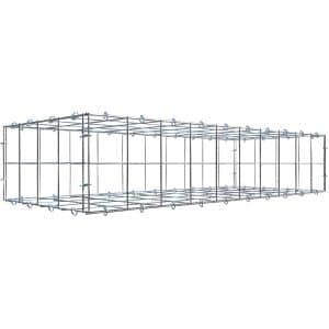 Gabiona C-Ring-Gabione 20 x 100 x 40 cm Maschenw 10 x 10 cm