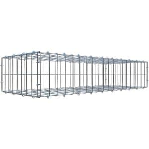 Gabiona C-Ring-Gabione 20 x 100 x 40 cm Maschenw 5 x 10 cm