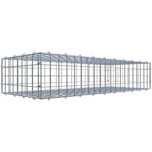 Gabiona C-Ring-Gabione 20 x 100 x 40 cm Maschenw 5 x 5 cm