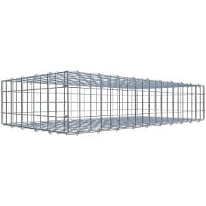 Gabiona C-Ring-Gabione 20 x 100 x 50 cm Maschenw 5 x 5 cm