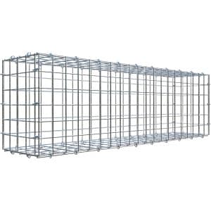 Gabiona C-Ring-Gabione 30 x 100 x 20 cm Maschenw 5 x 5 cm