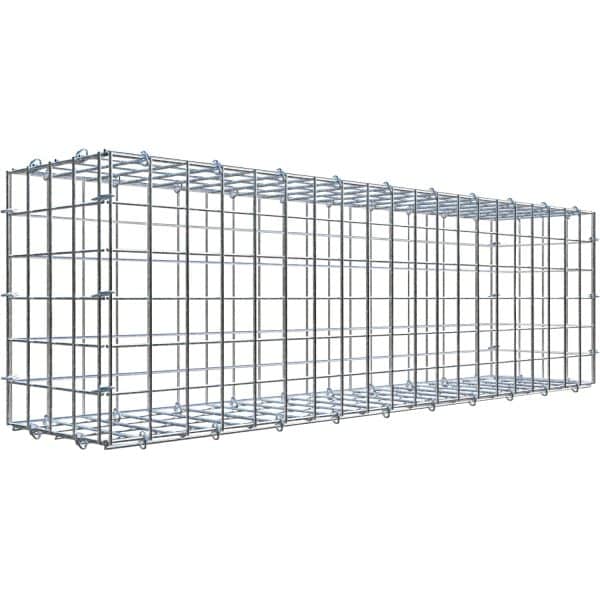 Gabiona C-Ring-Gabione 30 x 100 x 20 cm Maschenw 5 x 5 cm