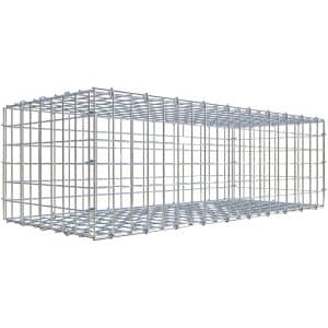 Gabiona C-Ring-Gabione 30 x 100 x 40 cm Maschenw 5 x 5 cm