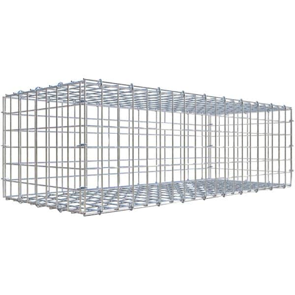 Gabiona C-Ring-Gabione 30 x 100 x 40 cm Maschenw 5 x 5 cm