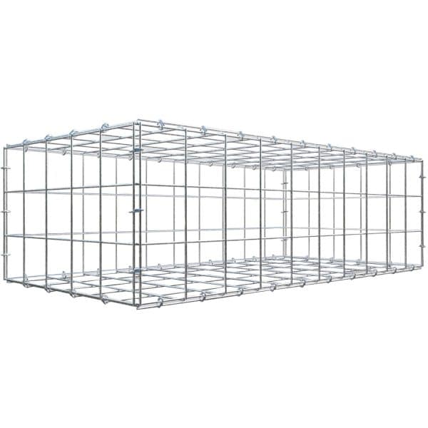 Gabiona C-Ring-Gabione 30 x 100 x 50 cm Maschenw 10 x 10 cm