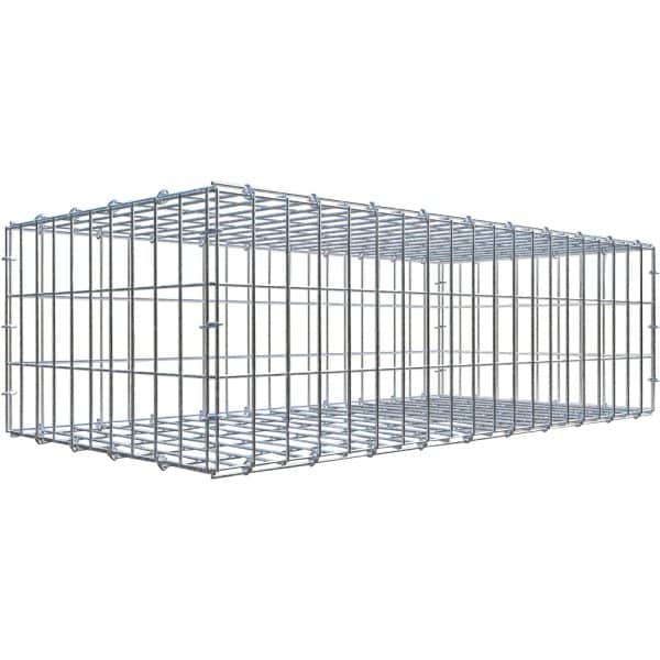 Gabiona C-Ring-Gabione 30 x 100 x 50 cm Maschenw 5 x 10 cm
