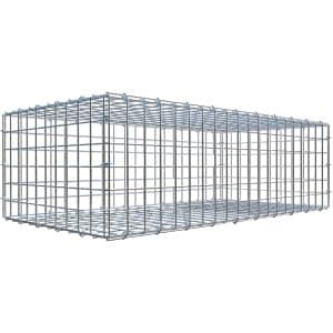 Gabiona C-Ring-Gabione 30 x 100 x 50 cm Maschenw 5 x 5 cm