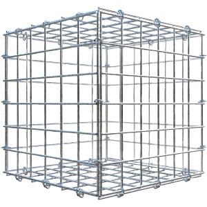 Gabiona C-Ring-Gabione 30 x 30 x 30 cm Maschenw 5 x 5 cm