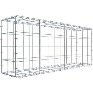 Gabiona C-Ring-Gabione 40 x 100 x 20 cm Maschenw 10 x 10 cm