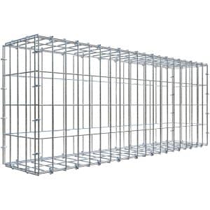Gabiona C-Ring-Gabione 40 x 100 x 20 cm Maschenw 5 x 10 cm