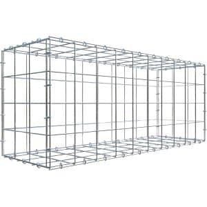 Gabiona C-Ring-Gabione 40 x 100 x 30 cm Maschenw 10 x 10 cm