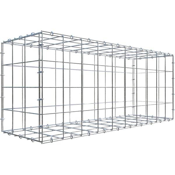 Gabiona C-Ring-Gabione 40 x 100 x 30 cm Maschenw 10 x 10 cm