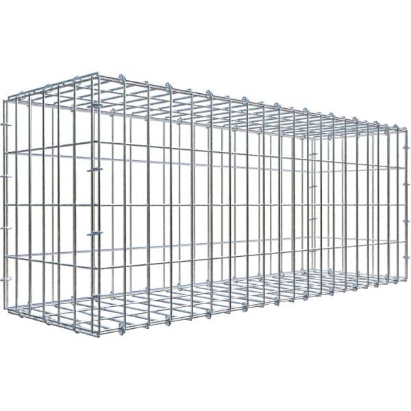 Gabiona C-Ring-Gabione 40 x 100 x 30 cm Maschenw 5 x 10 cm