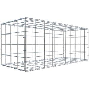 Gabiona C-Ring-Gabione 40 x 100 x 40 cm Maschenw 10 x 10 cm