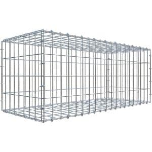 Gabiona C-Ring-Gabione 40 x 100 x 40 cm Maschenw 5 x 10 cm