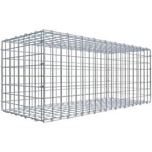 Gabiona C-Ring-Gabione 40 x 100 x 40 cm Maschenw 5 x 5 cm