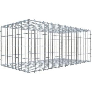 Gabiona C-Ring-Gabione 40 x 100 x 50 cm Maschenw 5 x 10 cm