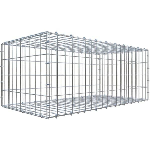 Gabiona C-Ring-Gabione 40 x 100 x 50 cm Maschenw 5 x 10 cm