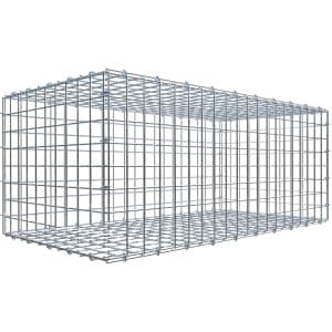 Gabiona C-Ring-Gabione 40 x 100 x 50 cm Maschenw 5 x 5 cm