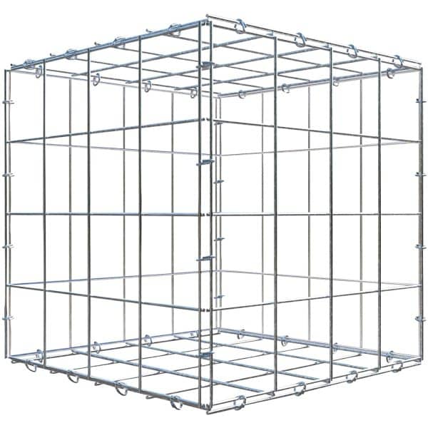 Gabiona C-Ring-Gabione 40 x 40 x 40 cm Maschenw 10 x 10 cm