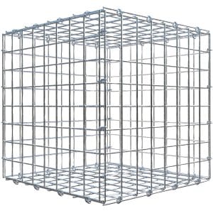 Gabiona C-Ring-Gabione 40 x 40 x 40 cm Maschenw 5 x 5 cm