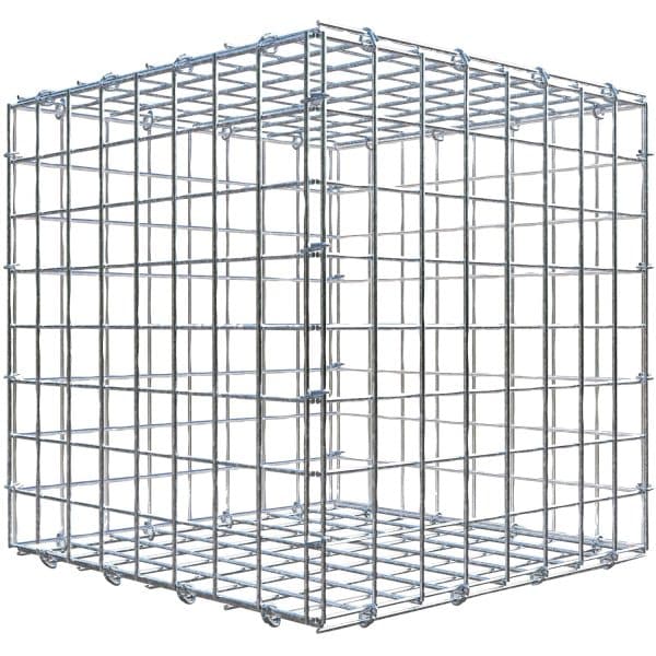 Gabiona C-Ring-Gabione 40 x 40 x 40 cm Maschenw 5 x 5 cm