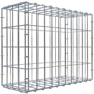 Gabiona C-Ring-Gabione 40 x 50 x 20 cm Maschenw 5 x 10 cm