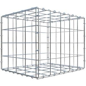 Gabiona C-Ring-Gabione 40 x 50 x 40 cm Maschenw 10 x 10 cm